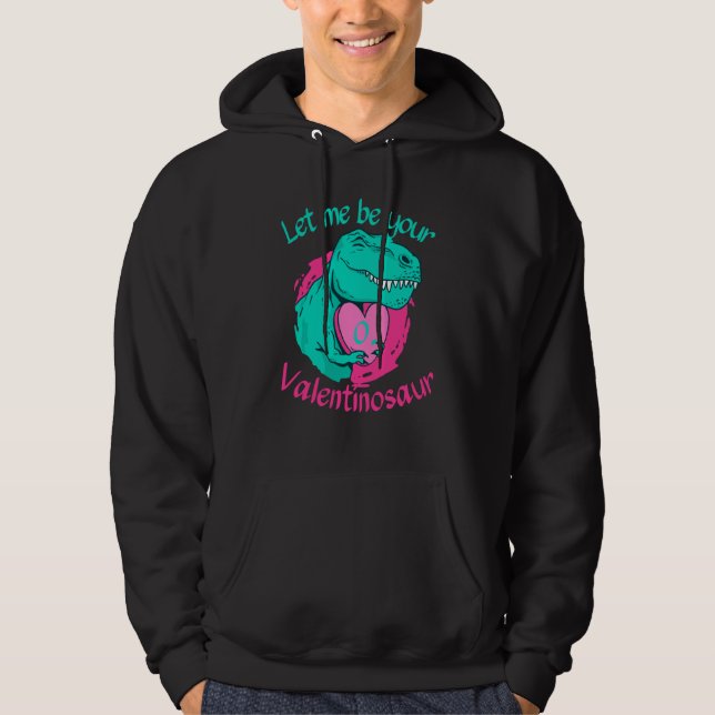Beloved O Initial Let me by your Valentines Day Di Hoodie (Framsida)