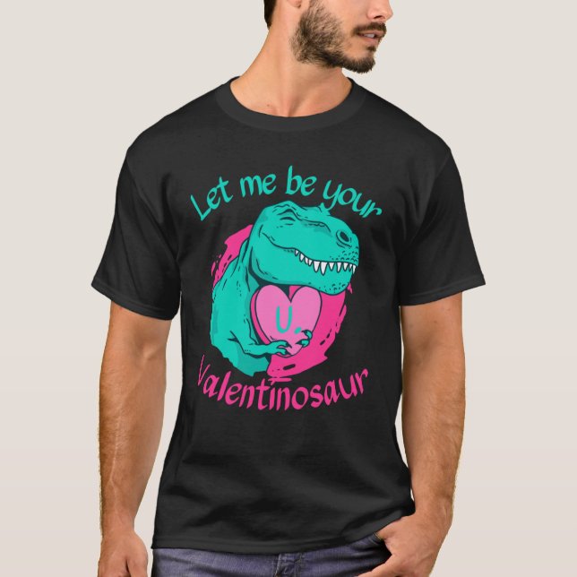 Beloved U Initial Let me by your Valentines day Di T Shirt (Framsida)