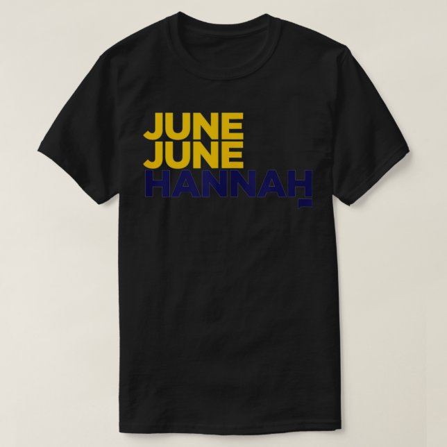 Below Deck June June Hannah  T Shirt (Design framsida)