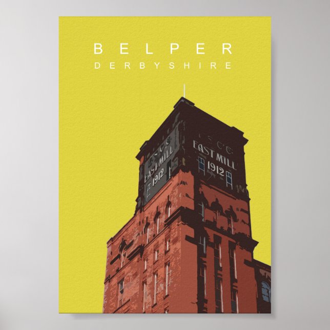 Belper North Mill Poster (Framsidan)