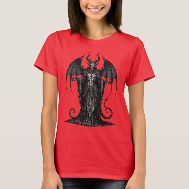 Belphegor krönt i lättja och genialitet t shirt (Framsida)