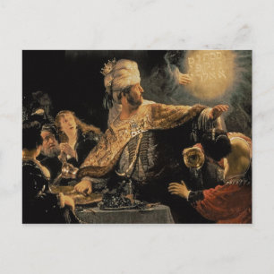 Belshazzar's Feast c.1636-38 Vykort