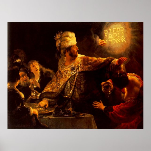 Belshazzars fest poster (Framsidan)
