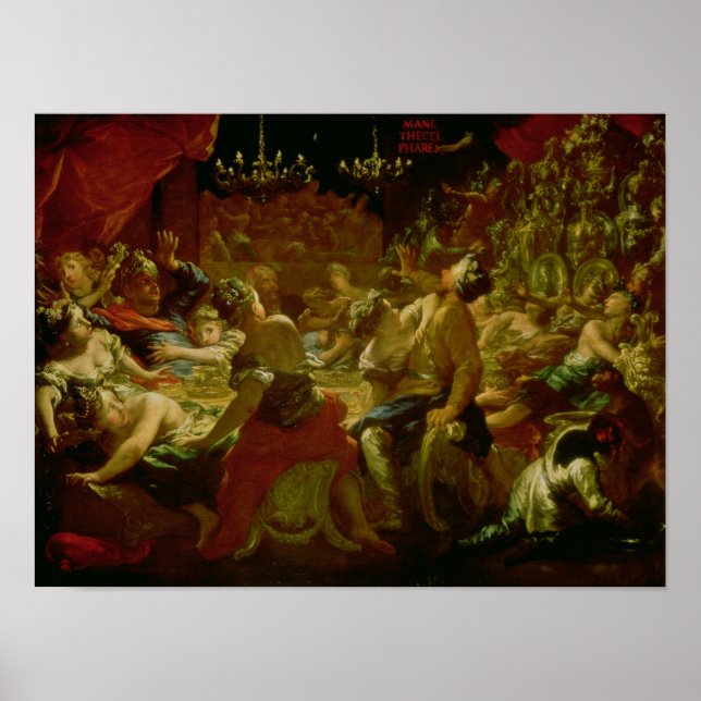 Belshazzars fest poster (Framsidan)