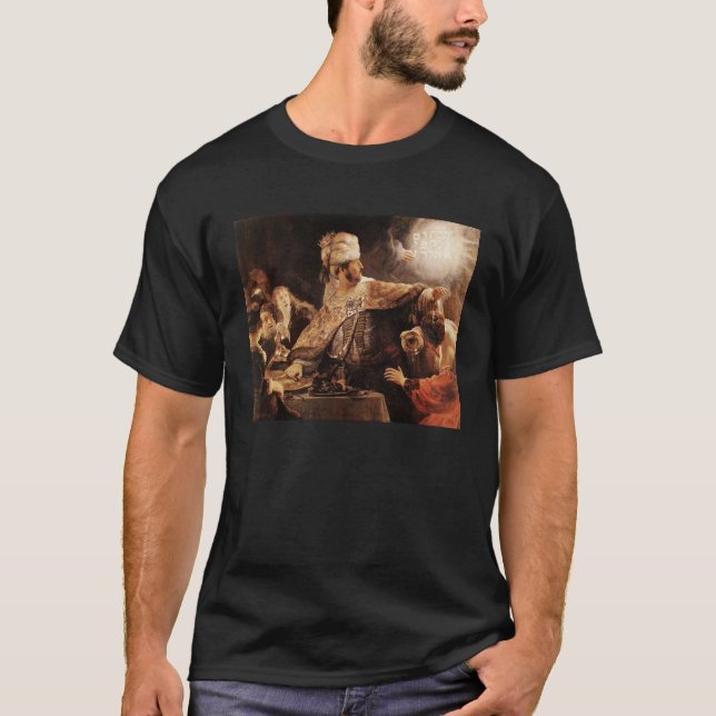 Belshazzars festmåltid t-shirt (Framsida)
