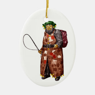 Belsnickel Julgransprydnad Keramik