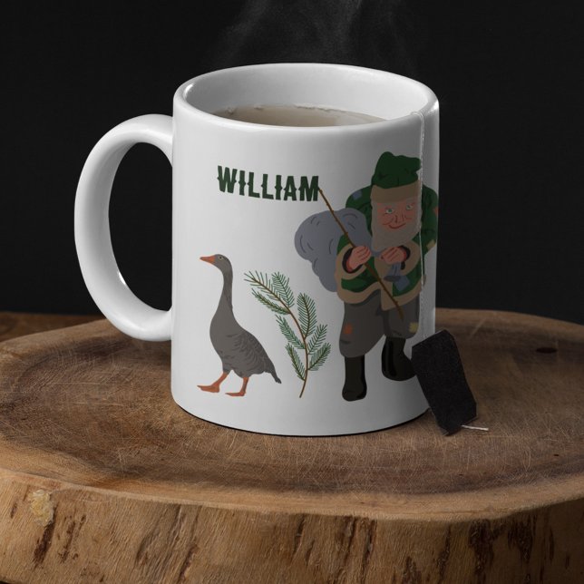 Belsnickel Tecknad Personlig jul Kaffemugg (Skapare uppladdad)