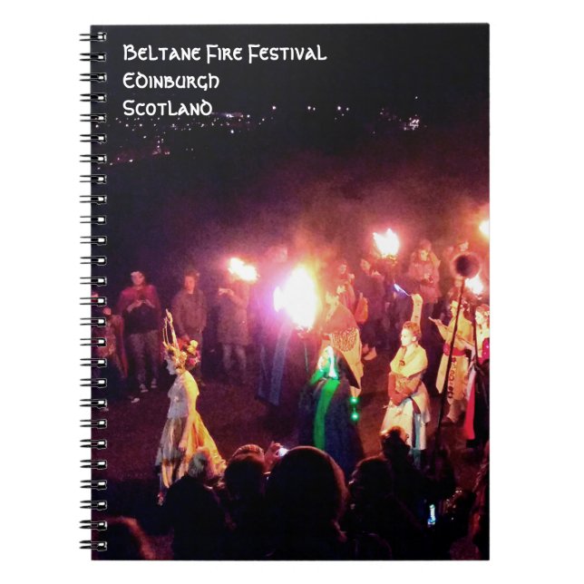 Beltane Fire Festival Procession of the May Queen Anteckningsbok (Framsidan)