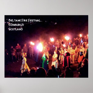 Beltane Fire Festival Procession of the May Queen Poster