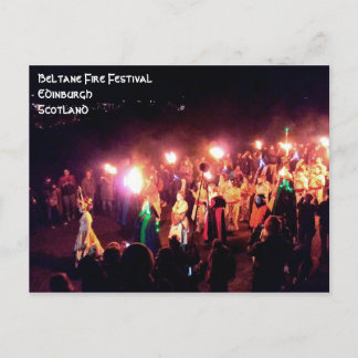 Beltane Fire Festival Procession of the May Queen Vykort