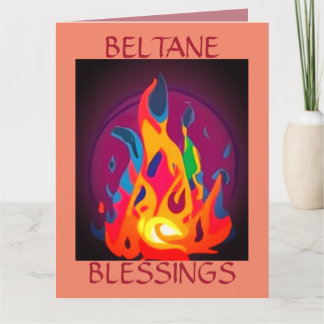 Beltane Fire i Multifärgad Kort