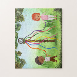 Beltane Kids Game Maypole Dance Pussel