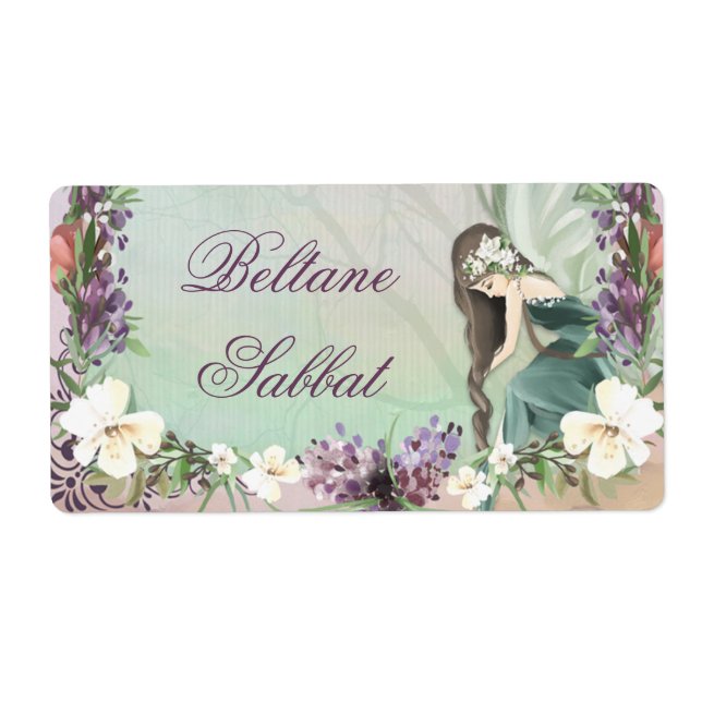 Beltane Sabbat Labels Fraktsedel (Framsidan)
