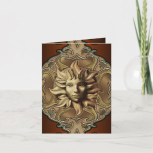 Beltane solälva Notecard Kort