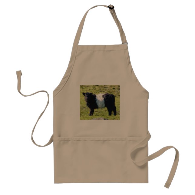 Belted Galloway calf Apron Förkläde (Framsidan)