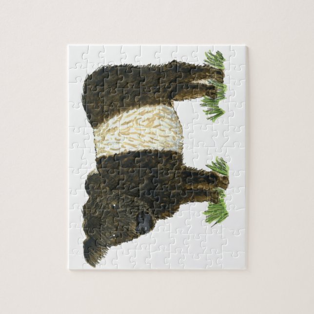 "Beltie" köt Galloway Pussel (Vertikal)