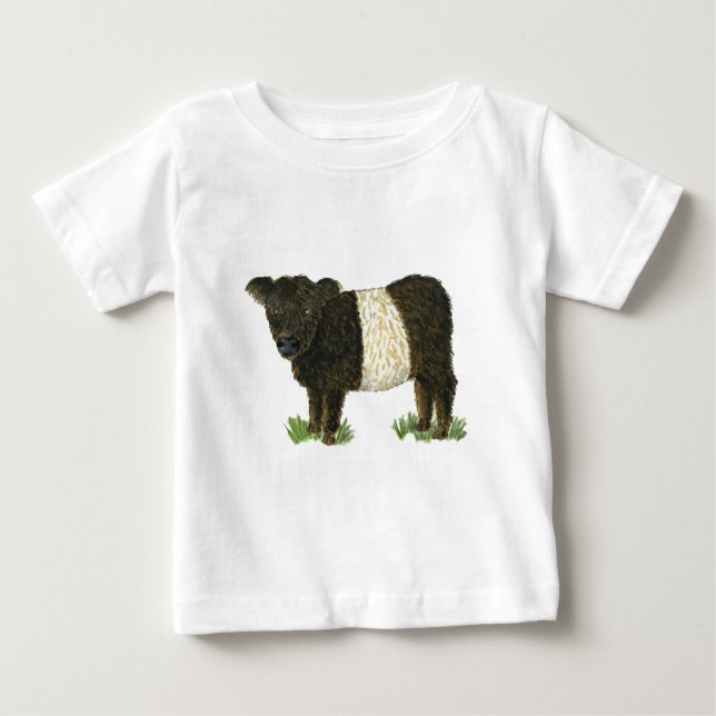 "Beltie" köt Galloway T Shirt (Framsida)
