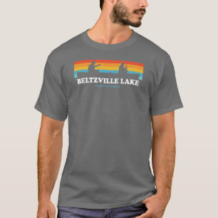 Beltzville Sjö Pennsylvania Canoe T Shirt