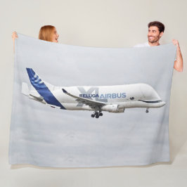 BELUGA AIRPLANE FLEECEFILT