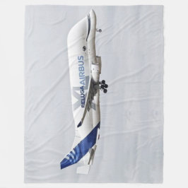 BELUGA AIRPLANE FLEECEFILT