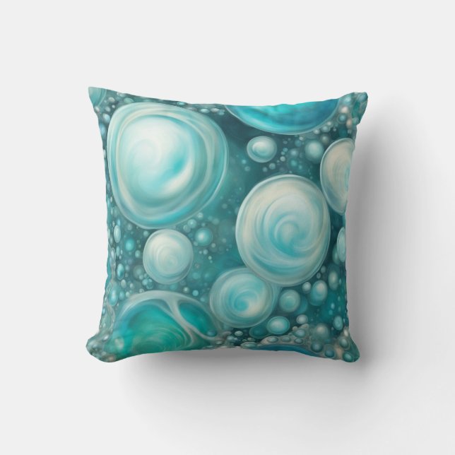 Beluga Bubbles Kudde (Framsida)