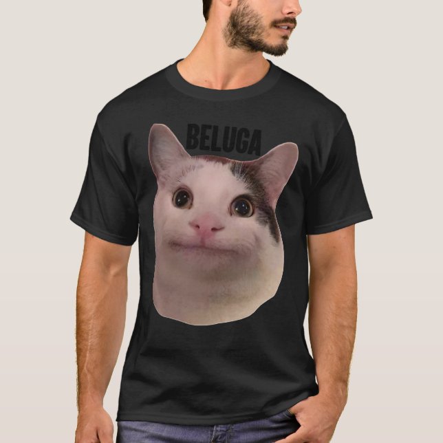beluga cat discord pfp Classic T-Shirt (Framsida)