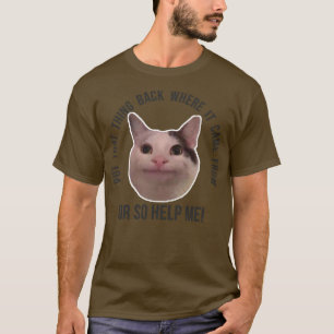 Beluga Cat-PM placerade tillbaka det där det kom f T Shirt