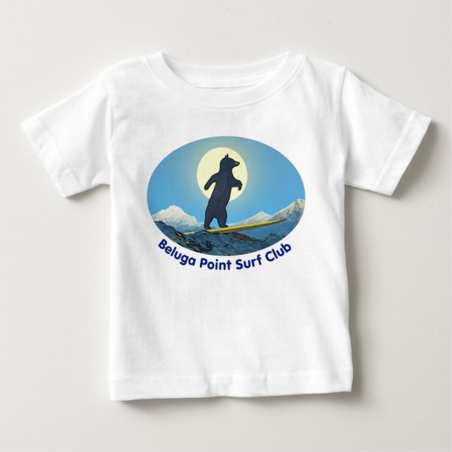 Beluga Point Surfa Klubb T Shirt (Framsida)