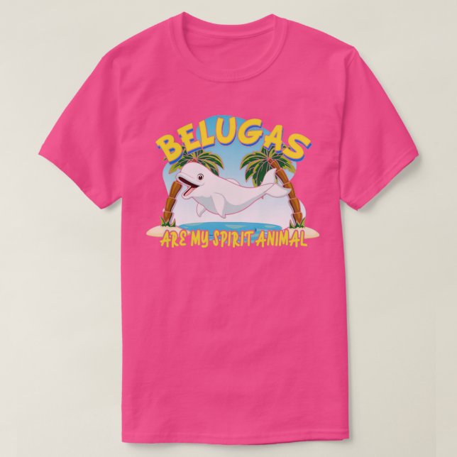 Beluga Spirit Animal T Shirt (Design framsida)
