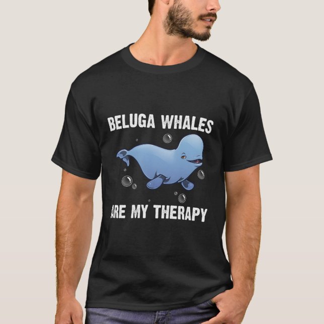 Beluga-val för orca-valar Spara i havet T Shirt (Framsida)