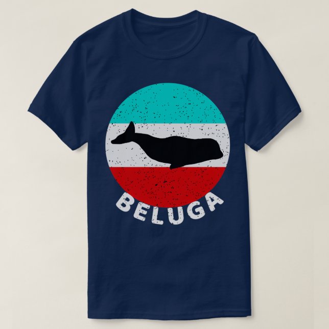 Beluga Whale 11 T Shirt (Design framsida)