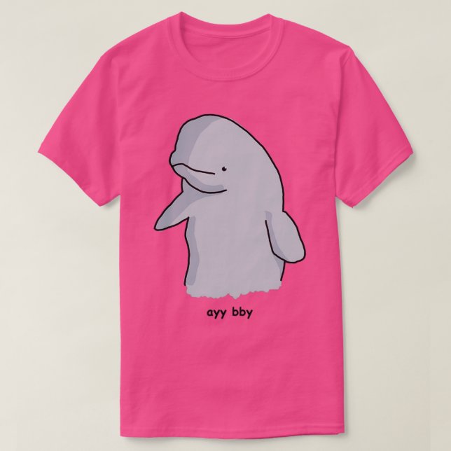 Beluga Whale 12 T Shirt (Design framsida)