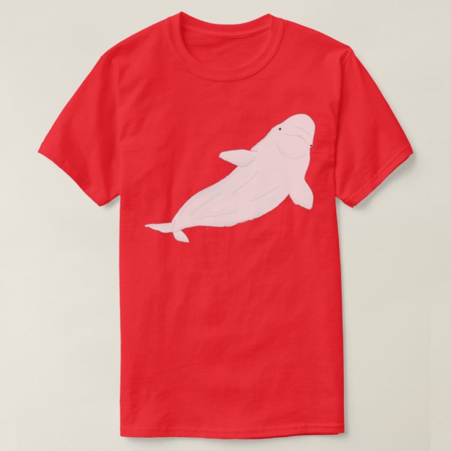Beluga Whale 17 T Shirt (Design framsida)
