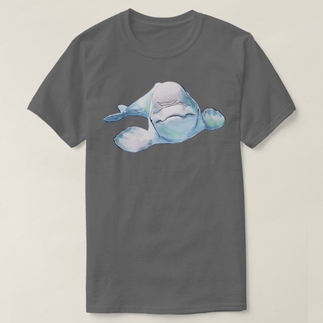 Beluga Whale 3 T Shirt (Design framsida)
