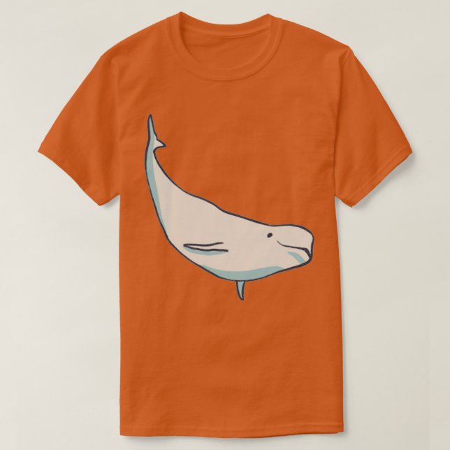 Beluga Whale 5 T Shirt (Design framsida)