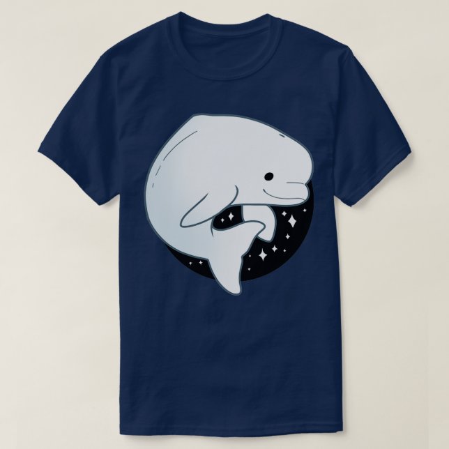 Beluga Whale 7 T Shirt (Design framsida)