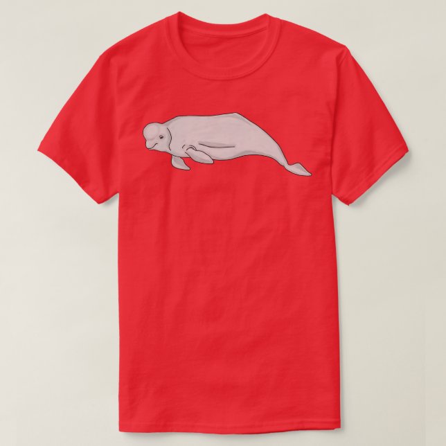 Beluga Whale 8 T Shirt (Design framsida)