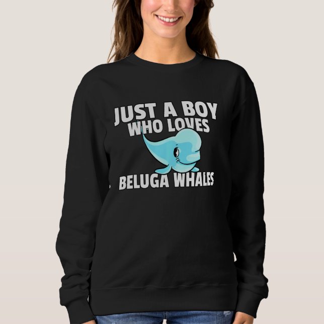 Beluga Whale Baby Beluga Costume T Shirt (Framsida)