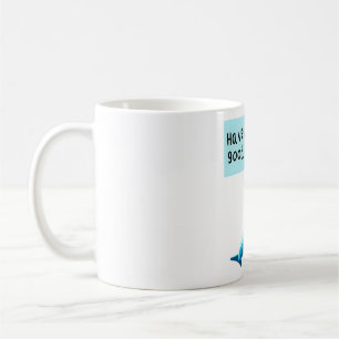 Beluga Whale Birthday Artwork Playful Marine mamma Kaffemugg