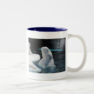 Beluga Whale-gåvor Två-Tonad Mugg