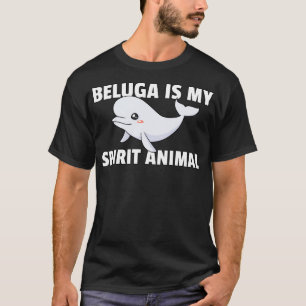 Beluga Whale Gift Baby Beluga Costume Pullover Hoo T Shirt