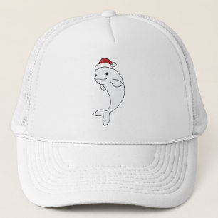 Beluga Whale God jul Winter Animals Whales Keps