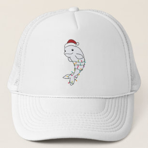 Beluga Whale God jul Winter Animals Whales Keps