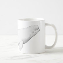Beluga Whale Illustration Whale Älskare Gift