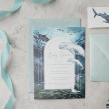 Beluga Whale Ocean Baby Shower