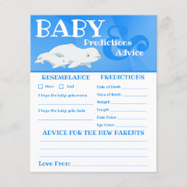 Beluga Whale Ocean Baby Shower Predictions, råd