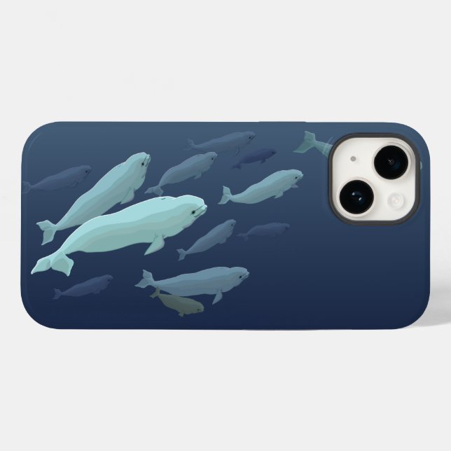 Beluga Whale Samsung Casess Whale Smartphone-Cases (Baksida (horisontell))