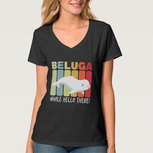 Beluga Whale T Shirt (Framsida)