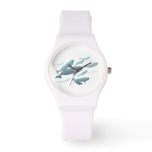 Beluga Whale Watch Watch Cute Baby Beluga Wrist Wa Armbandsur