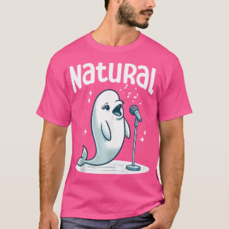 Beluga Whales Opera Singer T Shirt